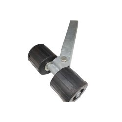 Siderulle Dobb. Flad Sort  