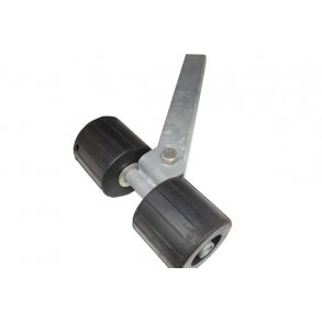 Siderulle Dobb. Flad Sort  