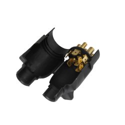 7 polet trailer stik han (Fladstik)