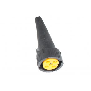 5 pin hun bajonet stik - Gul