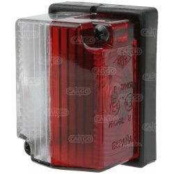 Bag/positionslygte Rd/Hvid