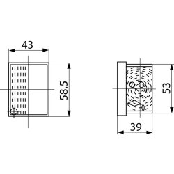 Bag/positionslygte Rd/Hvid