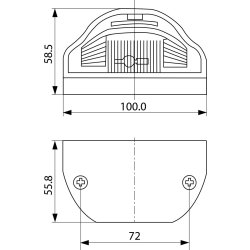 Asp&ouml;ck Nummerpladelygte, rd