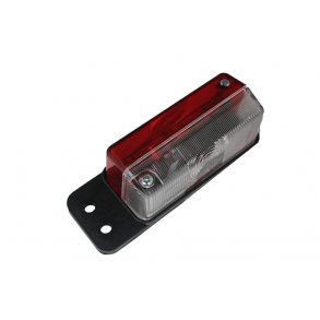 Markeringslygte med Vinkel arm, Rd/Hvid