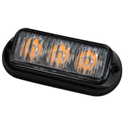 Orange LED blitz blink 3 x LED