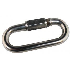 Karabinhage m. 8mm gevind Rustfri