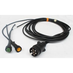 Ledningsnet 7-pol / 5.5 med 2 x DC udga