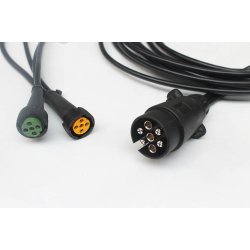 Ledningsnet 7-pol / 5.5 med 2 x DC udga