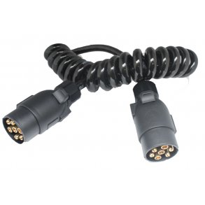 1,5 mtr. forlnger trailer stik 7 pol han - 7 pol han