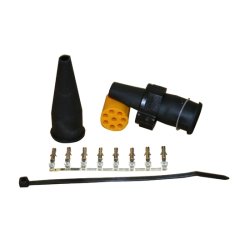 5 pin hun bajonet stik - Gul