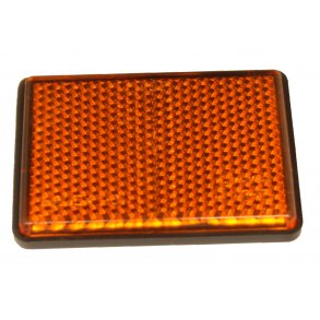 Refleks til trailer Gul  60 x 45 mm
