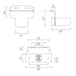 Asp&ouml;ck sidepoint, Hvid