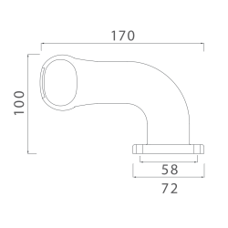 Aspck Superpoint II, kort model, Slingrelygte, Venstre