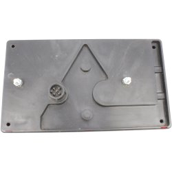 AJBA Trailer baglygte, post + bak, Hjre