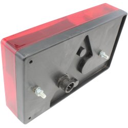 AJBA Trailer baglygte, post + bak, Hjre