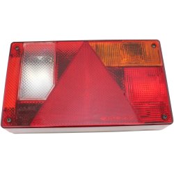 AJBA Trailer baglygte, post + bak, Hjre