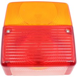 Baglygteglas V/H  med Nr.Pl.Lys