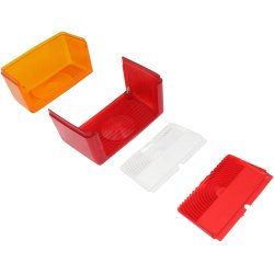 Baglygteglas V/H  med Nr.Pl.Lys