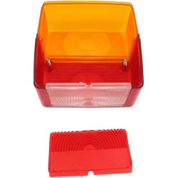 Baglygteglas V/H  med Nr.Pl.Lys