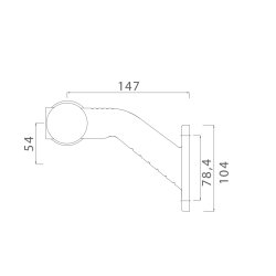 Asp&ouml;ck Superpoint III LED slingrelygte (venstre)