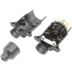 Stik Han  7-Polet Stor 2 kabler