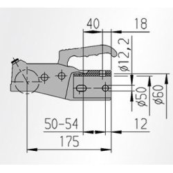 AL-KO AK 351 50/60 mm Kuglekobling