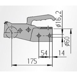 AL-KO AK 351 60 mm Kuglekobling