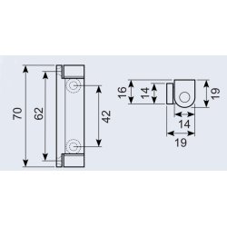 ALU blokhngsel med skjulte skruer