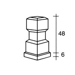 Dupsko K2021 25 x 25 mm