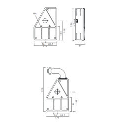 Asp&ouml;ck Earpoint 1 med slingrelygte, Hjre