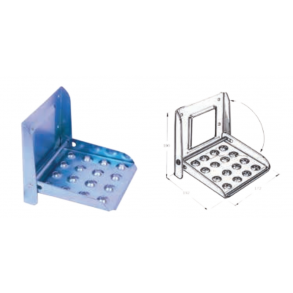 Foldbart trin - EL galvaniseret