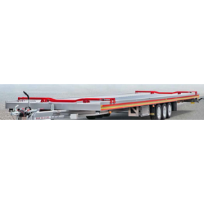 Hjulstop 2.2 mtr.  Bag/Rd