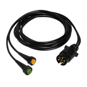 Aspöck ledningsnet 7 pol, 5 Pin Bajonet