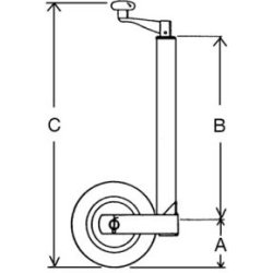 AL-KO Nsehjul - Ekstra kraftigt KIP. 